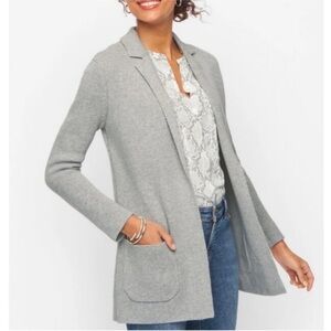 Talbots Open Front Sweater Blazer